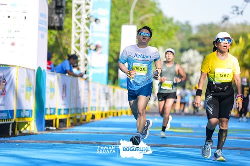 Race photo from Taman Budaya x BOGORUN 2025