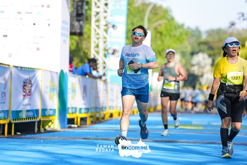 Race photo from Taman Budaya x BOGORUN 2025