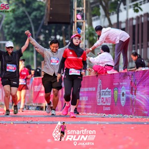 Race photo from SMARTFREN RUN 2026
