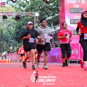 Race photo from SMARTFREN RUN 2026