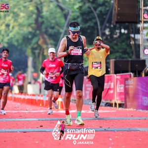Race photo from SMARTFREN RUN 2026