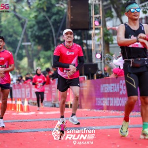 Race photo from SMARTFREN RUN 2026
