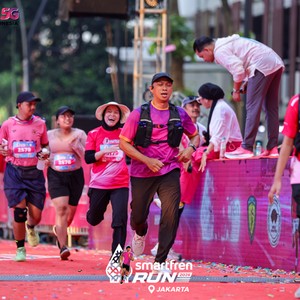 Race photo from SMARTFREN RUN 2026
