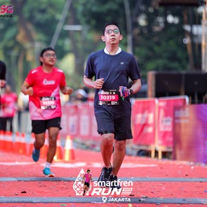 Race photo from SMARTFREN RUN 2026
