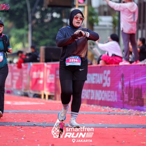 Race photo from SMARTFREN RUN 2026