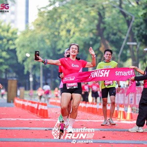 Race photo from SMARTFREN RUN 2026