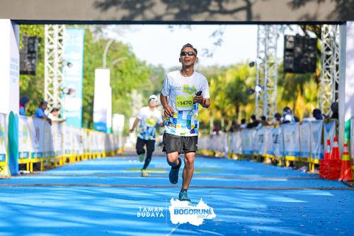 Race photo from Taman Budaya x BOGORUN 2025