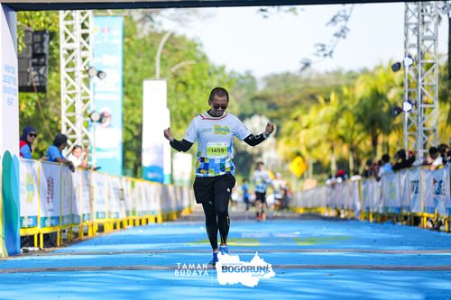 Race photo from Taman Budaya x BOGORUN 2025