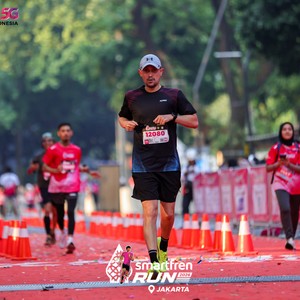 Race photo from SMARTFREN RUN 2026