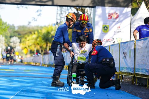 Race photo from Taman Budaya x BOGORUN 2025