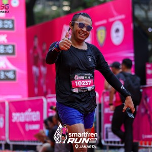 Race photo from SMARTFREN RUN 2026