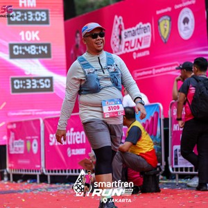 Race photo from SMARTFREN RUN 2026