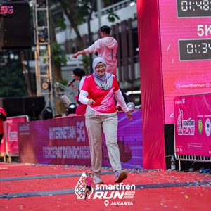 Race photo from SMARTFREN RUN 2026