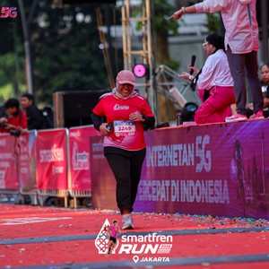 Race photo from SMARTFREN RUN 2026