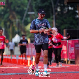 Race photo from SMARTFREN RUN 2026
