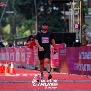 Race photo from SMARTFREN RUN 2026
