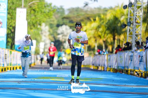 Race photo from Taman Budaya x BOGORUN 2025