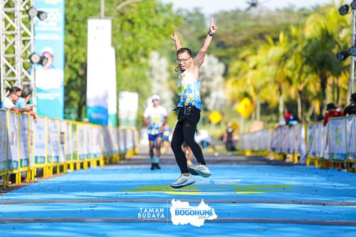 Race photo from Taman Budaya x BOGORUN 2025