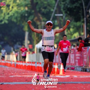 Race photo from SMARTFREN RUN 2026