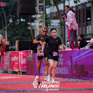 Race photo from SMARTFREN RUN 2026