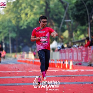 Race photo from SMARTFREN RUN 2026
