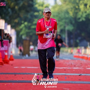 Race photo from SMARTFREN RUN 2026