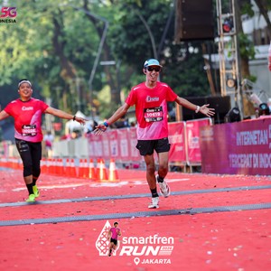 Race photo from SMARTFREN RUN 2026