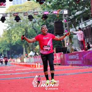 Race photo from SMARTFREN RUN 2026