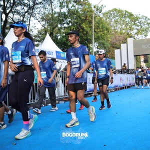 Race photo from BOGORUN 2026