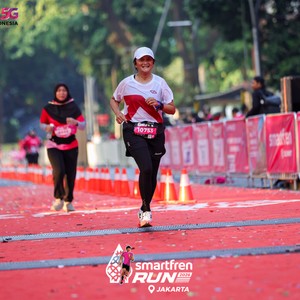 Race photo from SMARTFREN RUN 2026