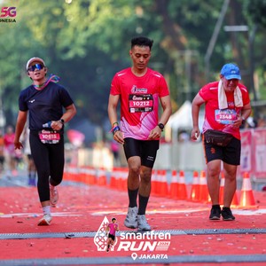 Race photo from SMARTFREN RUN 2026