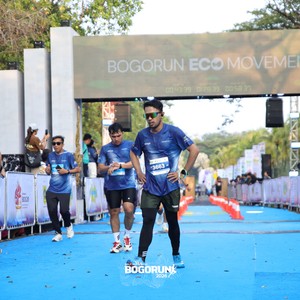 Race photo from BOGORUN 2026