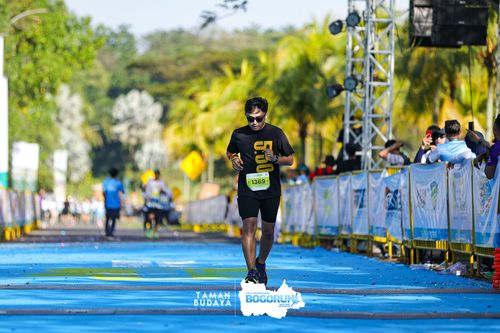 Race photo from Taman Budaya x BOGORUN 2025