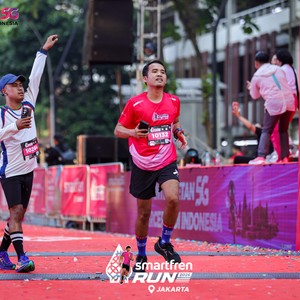Race photo from SMARTFREN RUN 2026
