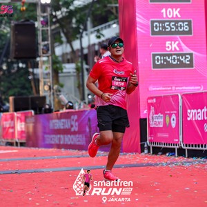 Race photo from SMARTFREN RUN 2026