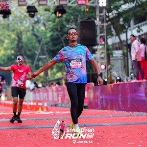 Race photo from SMARTFREN RUN 2026