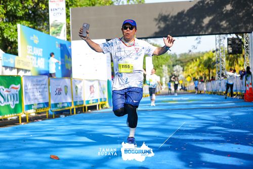 Race photo from Taman Budaya x BOGORUN 2025