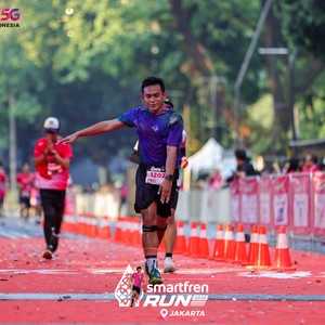 Race photo from SMARTFREN RUN 2026