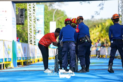 Race photo from Taman Budaya x BOGORUN 2025