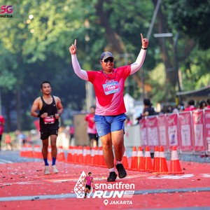 Race photo from SMARTFREN RUN 2026