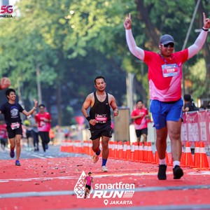 Race photo from SMARTFREN RUN 2026