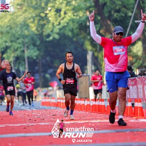 Race photo from SMARTFREN RUN 2026