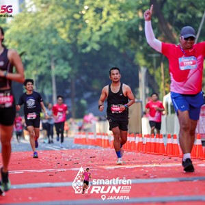 Race photo from SMARTFREN RUN 2026