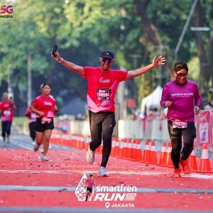 Race photo from SMARTFREN RUN 2026