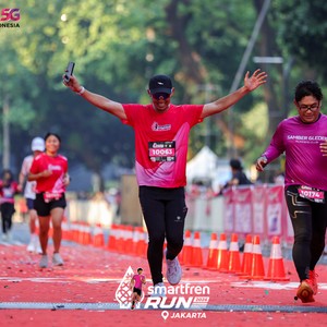 Race photo from SMARTFREN RUN 2026