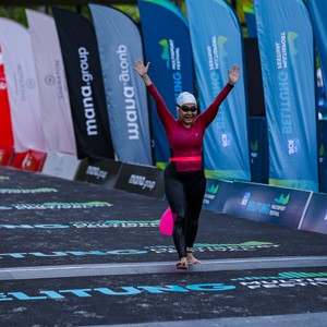 Race photo from Belitung Multisport Festival