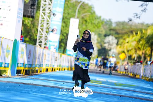 Race photo from Taman Budaya x BOGORUN 2025