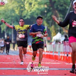 Race photo from SMARTFREN RUN 2026