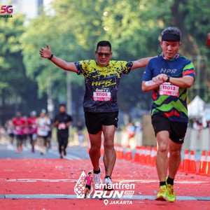 Race photo from SMARTFREN RUN 2026