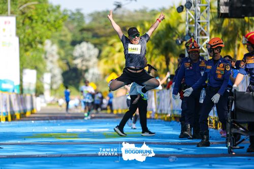 Race photo from Taman Budaya x BOGORUN 2025